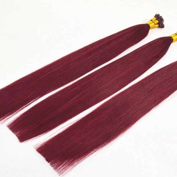 Peruvian prebonded silk straight hair with cuticle lp87